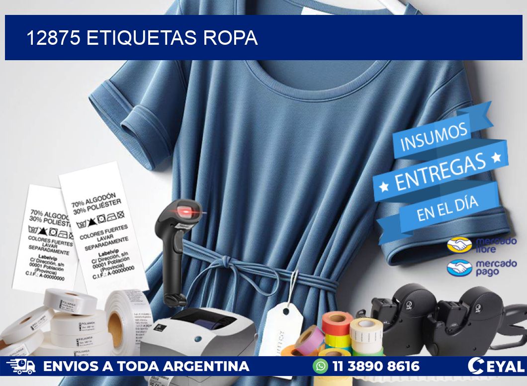 12875 ETIQUETAS ROPA