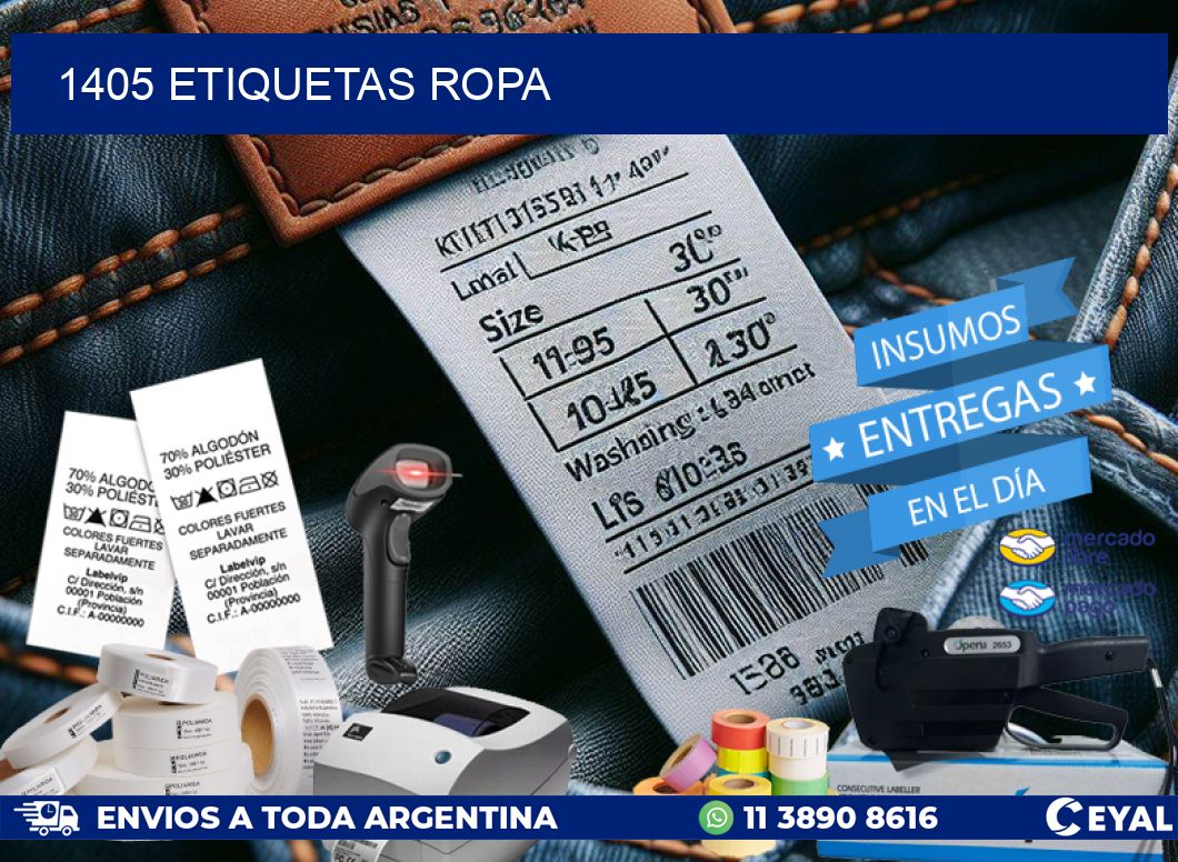 1405 ETIQUETAS ROPA