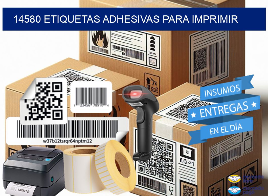 14580 etiquetas adhesivas para imprimir
