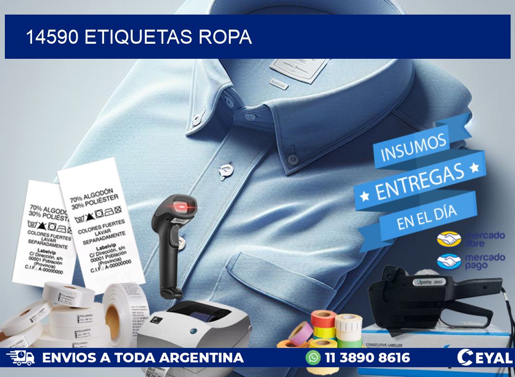 14590 ETIQUETAS ROPA