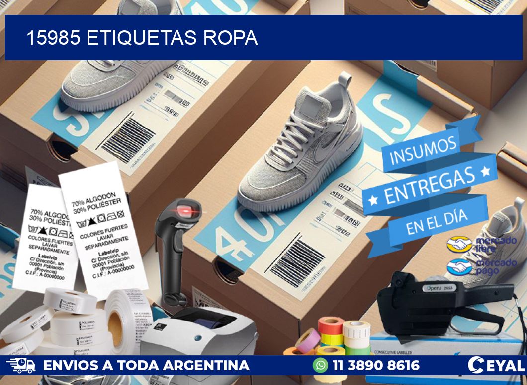 15985 ETIQUETAS ROPA