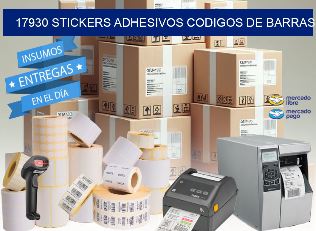 17930 stickers adhesivos codigos de barras