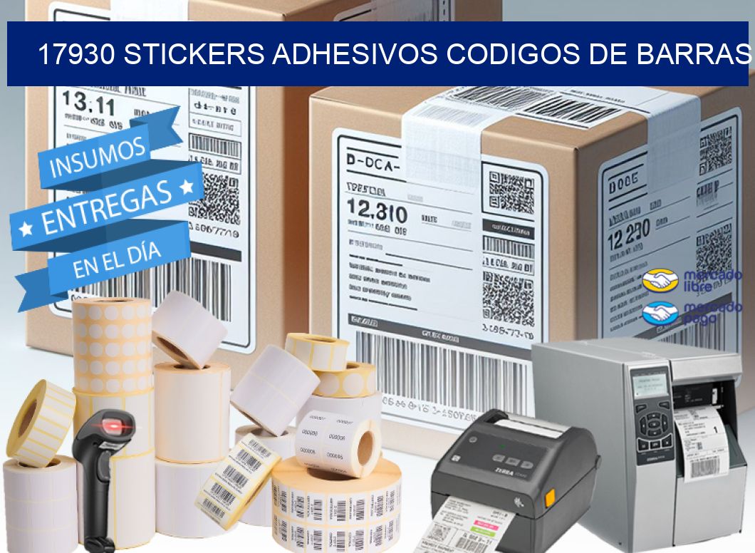 17930 stickers adhesivos codigos de barras