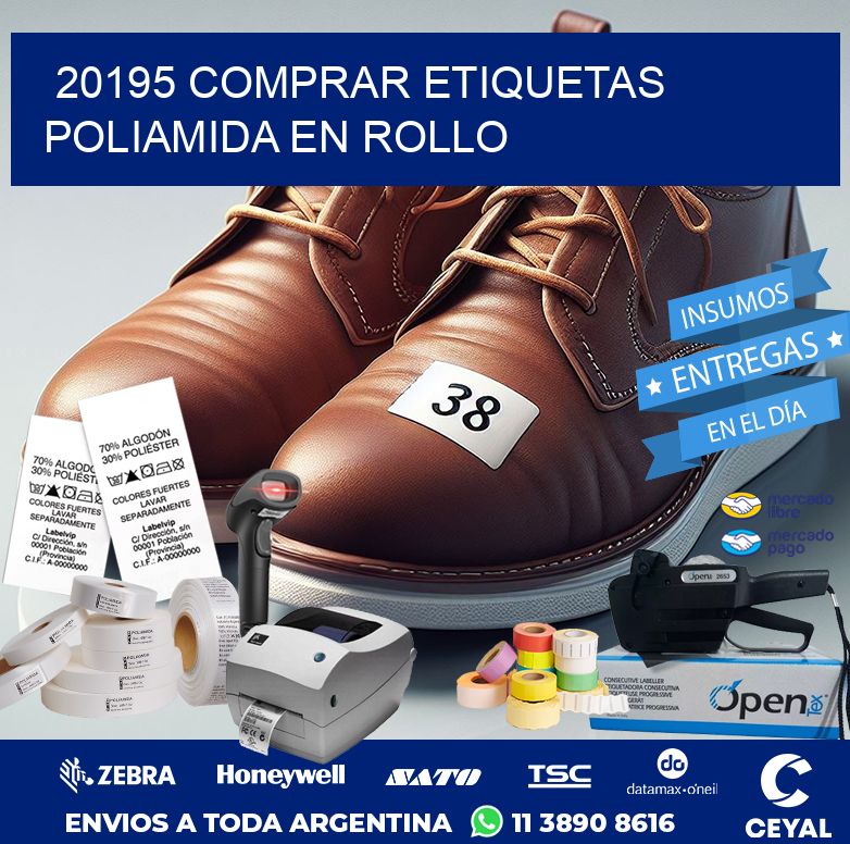 20195 COMPRAR ETIQUETAS POLIAMIDA EN ROLLO