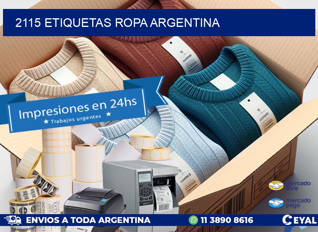 2115 ETIQUETAS ROPA ARGENTINA