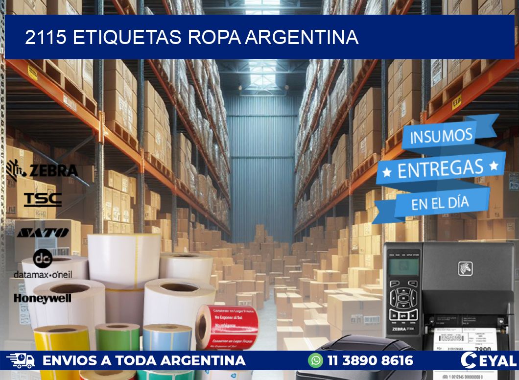 2115 ETIQUETAS ROPA ARGENTINA