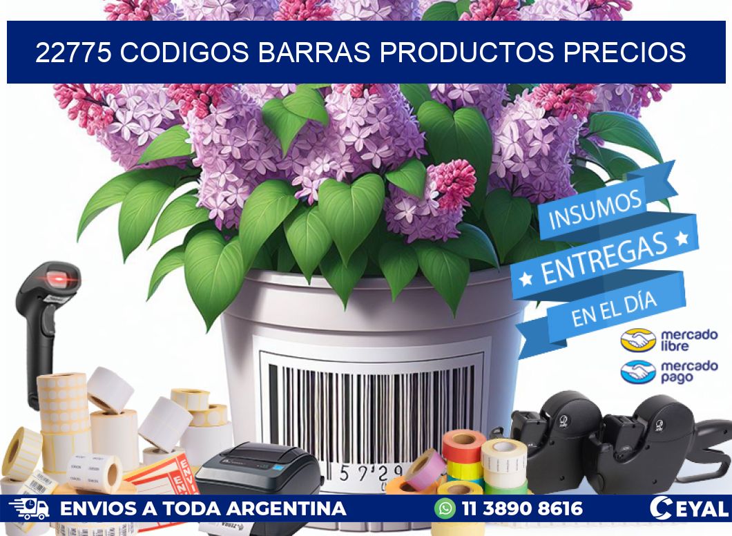 22775 CODIGOS BARRAS PRODUCTOS PRECIOS
