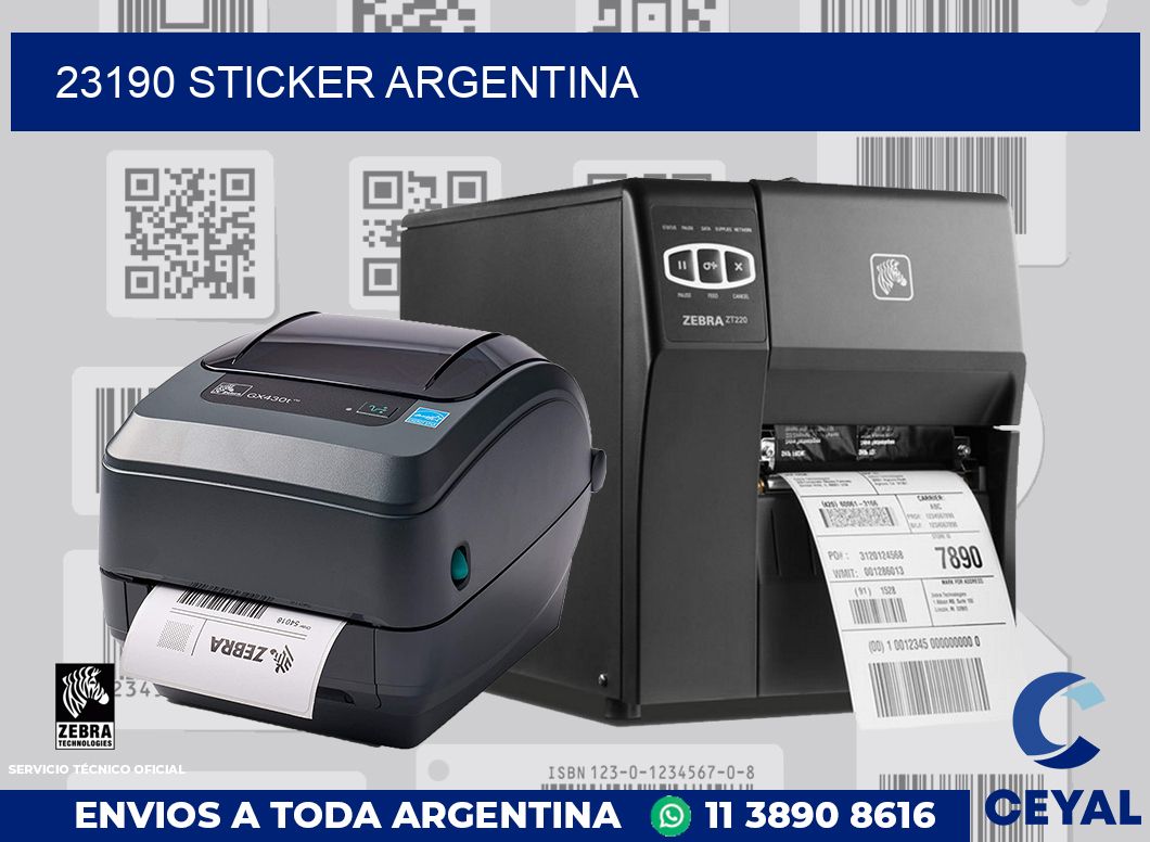 23190 Sticker Argentina