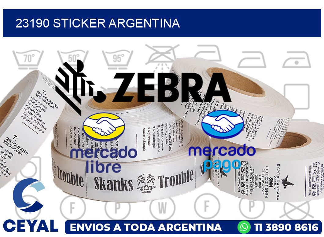 23190 Sticker Argentina