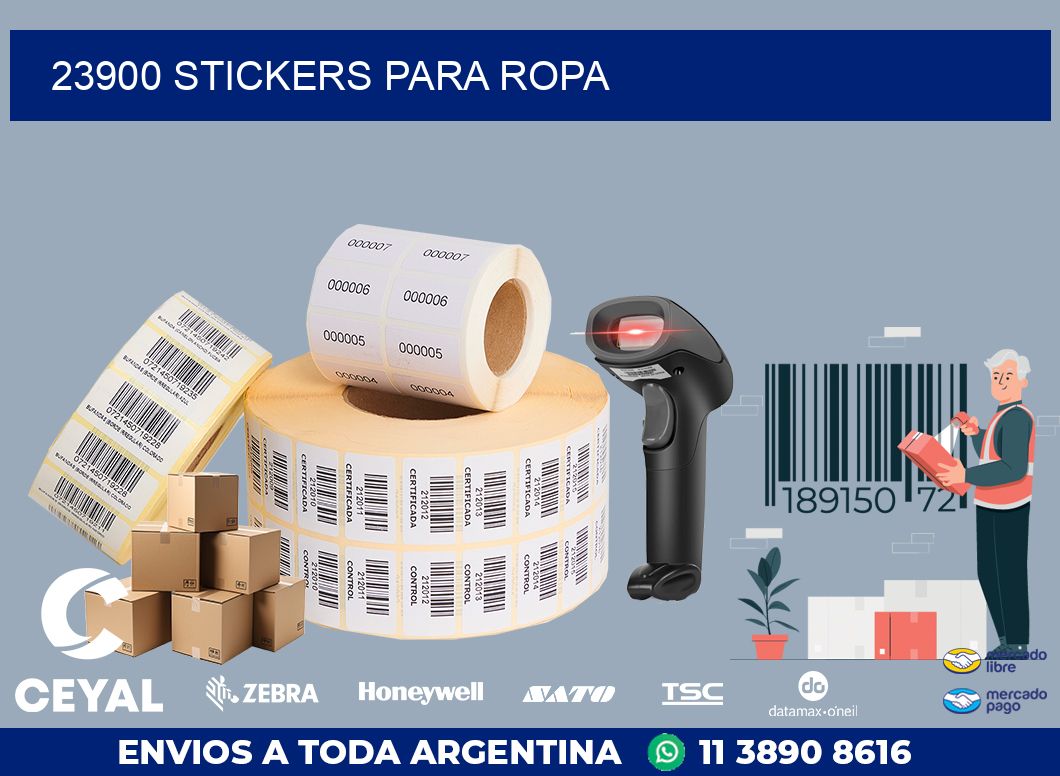 23900 STICKERS PARA ROPA