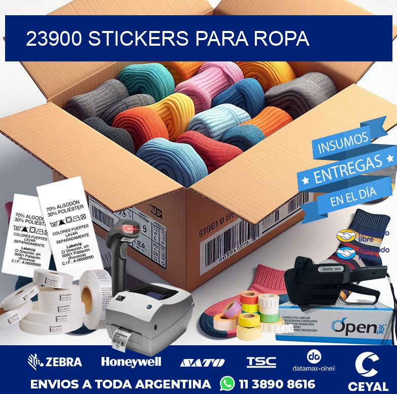 23900 STICKERS PARA ROPA