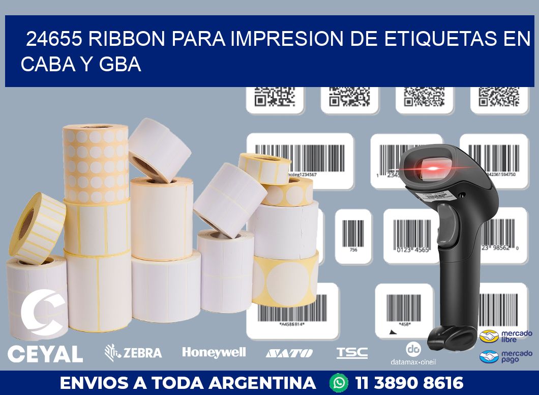 24655 RIBBON PARA IMPRESION DE ETIQUETAS EN CABA Y GBA