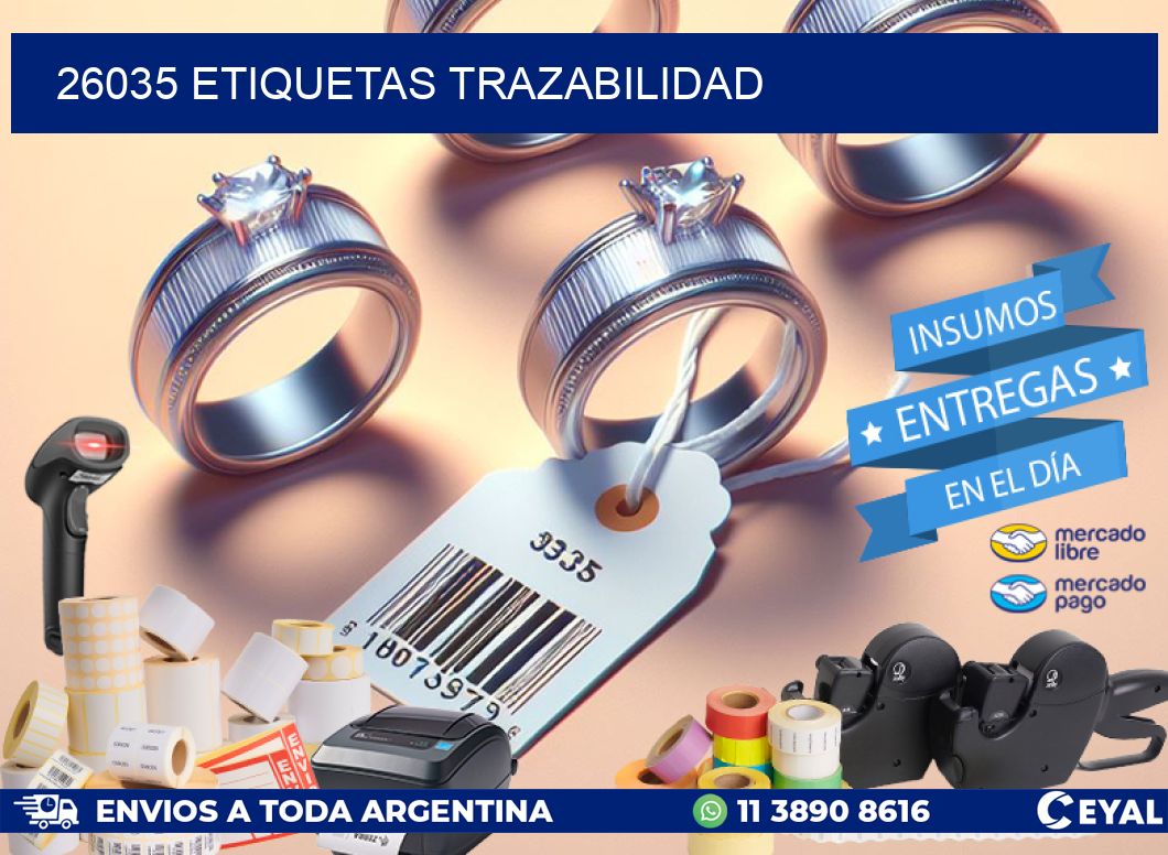 26035 Etiquetas trazabilidad