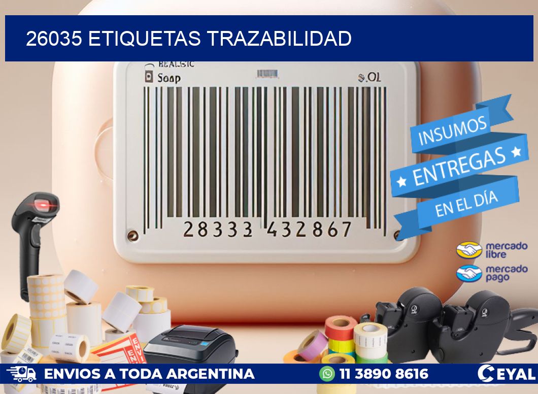 26035 Etiquetas trazabilidad