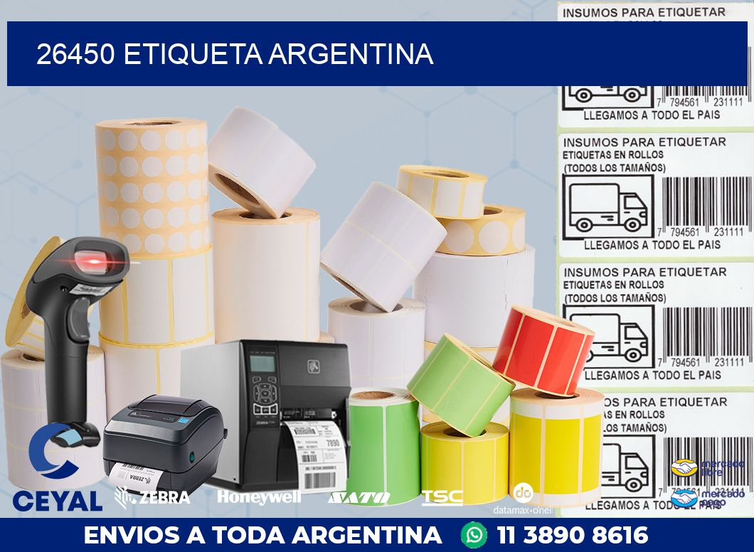 26450 ETIQUETA ARGENTINA