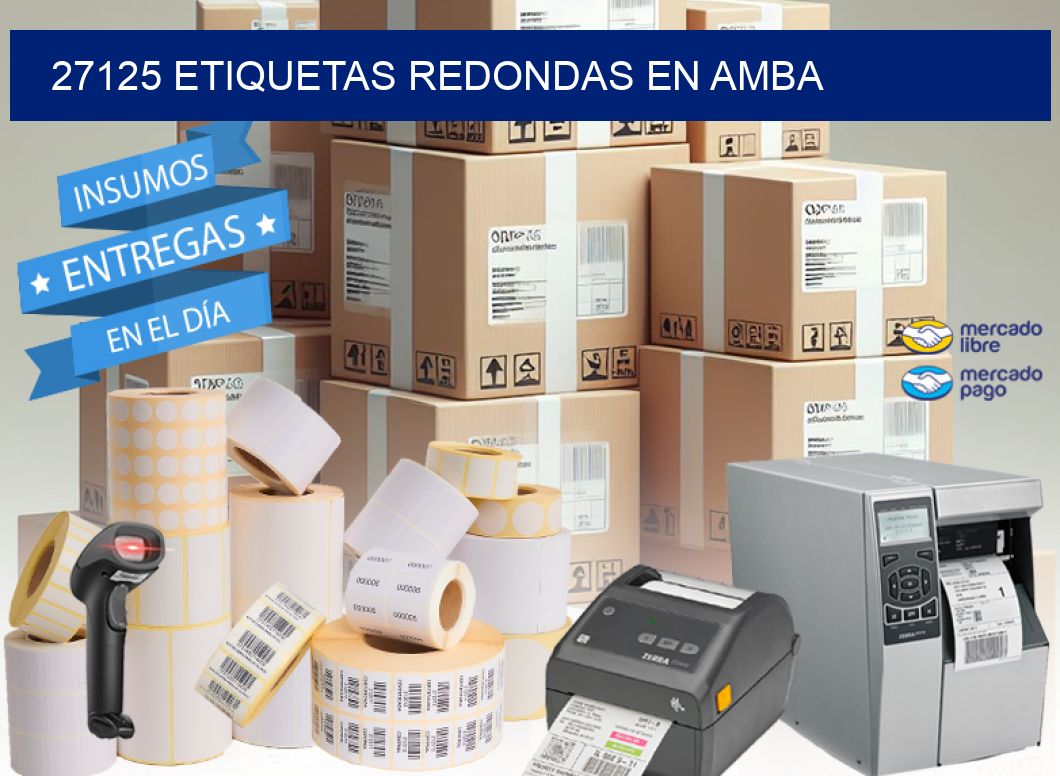 27125 ETIQUETAS REDONDAS EN AMBA