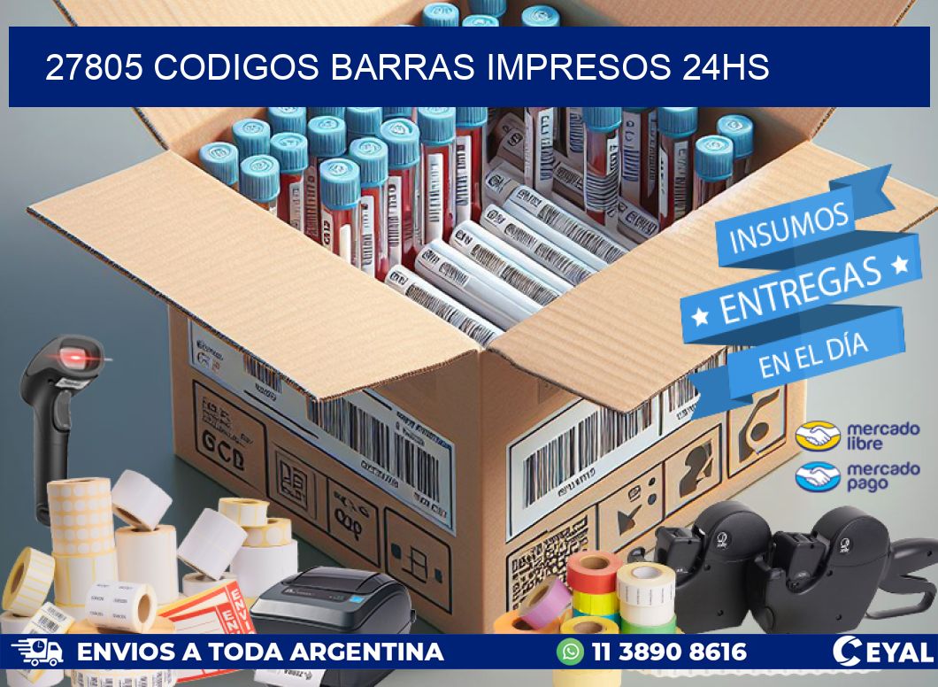 27805 Codigos barras impresos 24hs