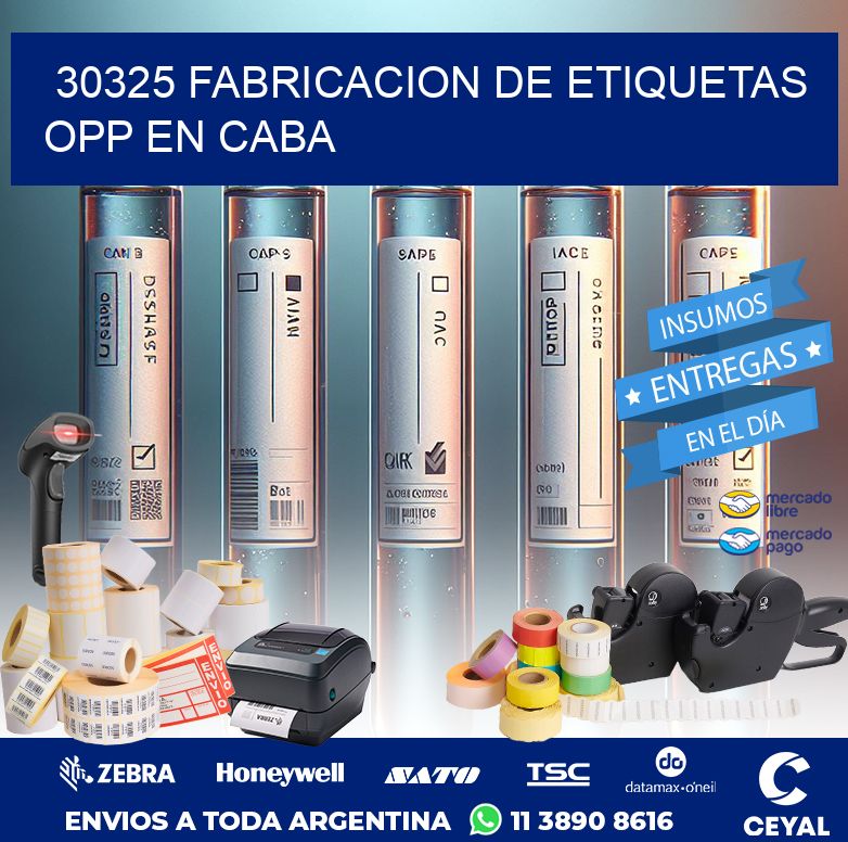 30325 FABRICACION DE ETIQUETAS OPP EN CABA