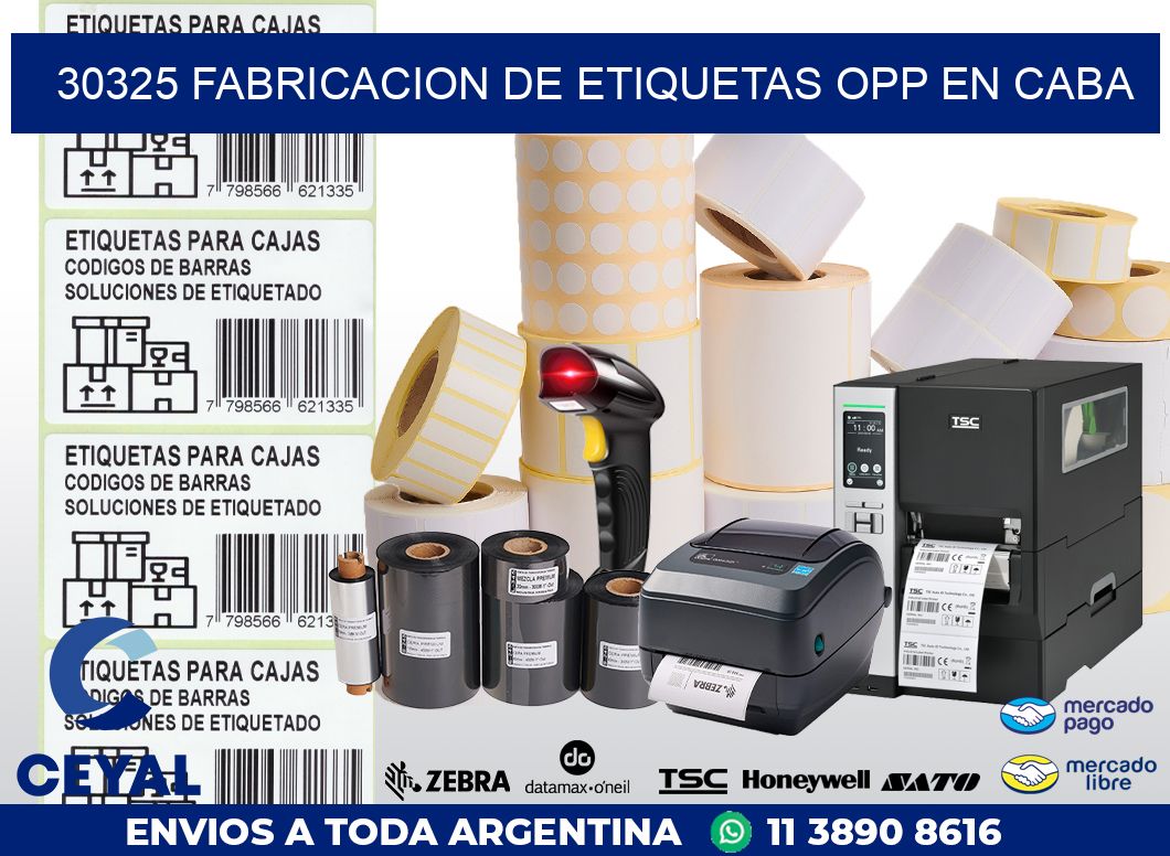 30325 FABRICACION DE ETIQUETAS OPP EN CABA