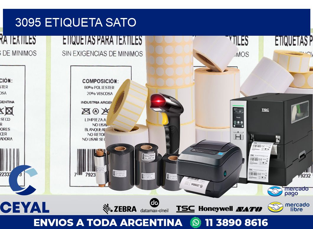 3095 etiqueta sato