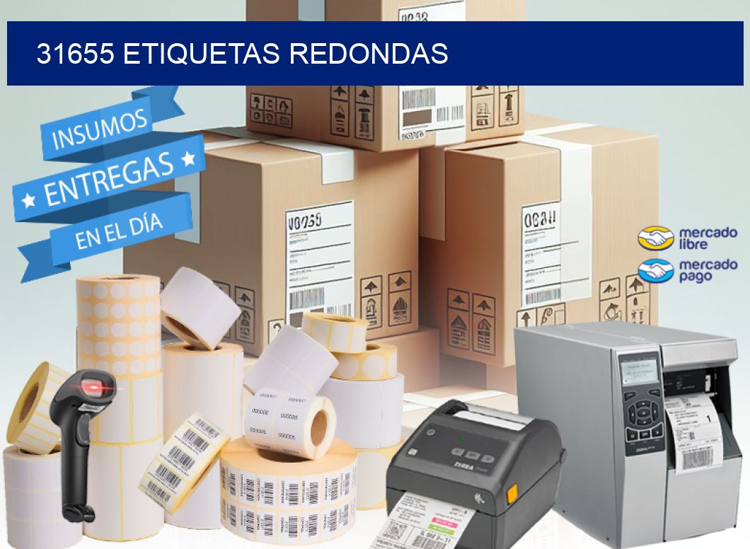 31655 ETIQUETAS REDONDAS