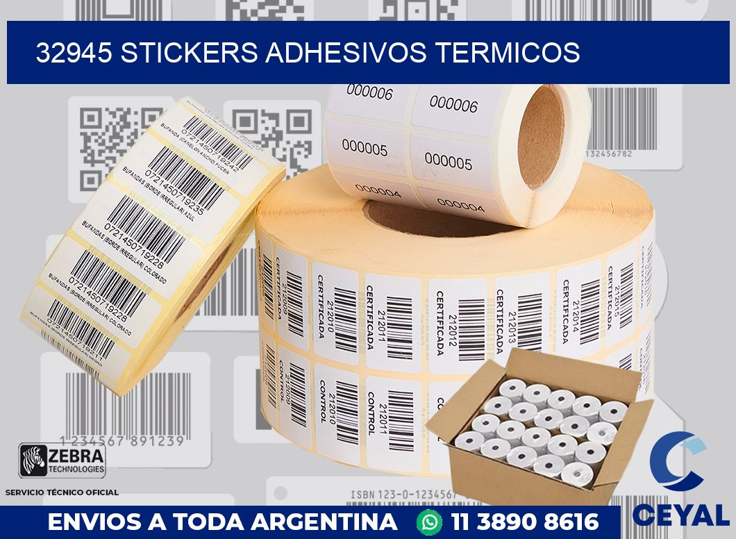 32945 stickers adhesivos termicos