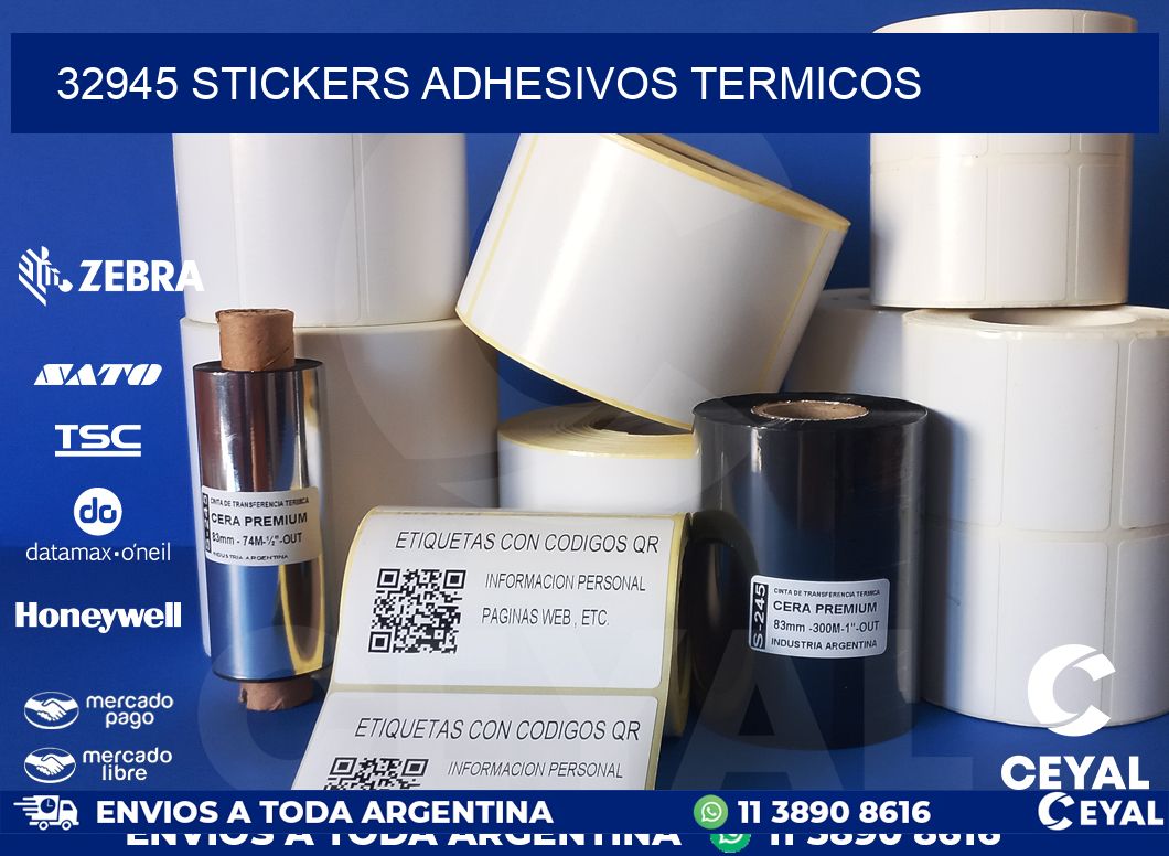 32945 stickers adhesivos termicos