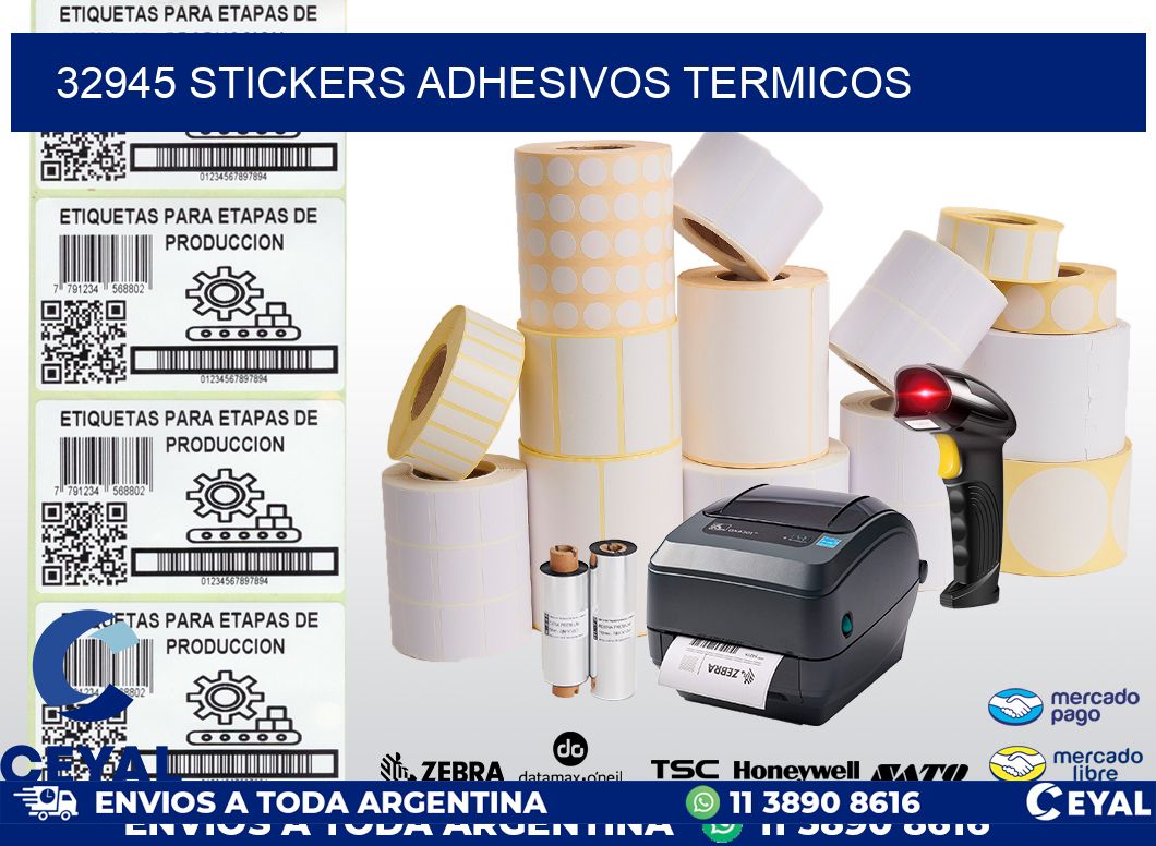 32945 stickers adhesivos termicos