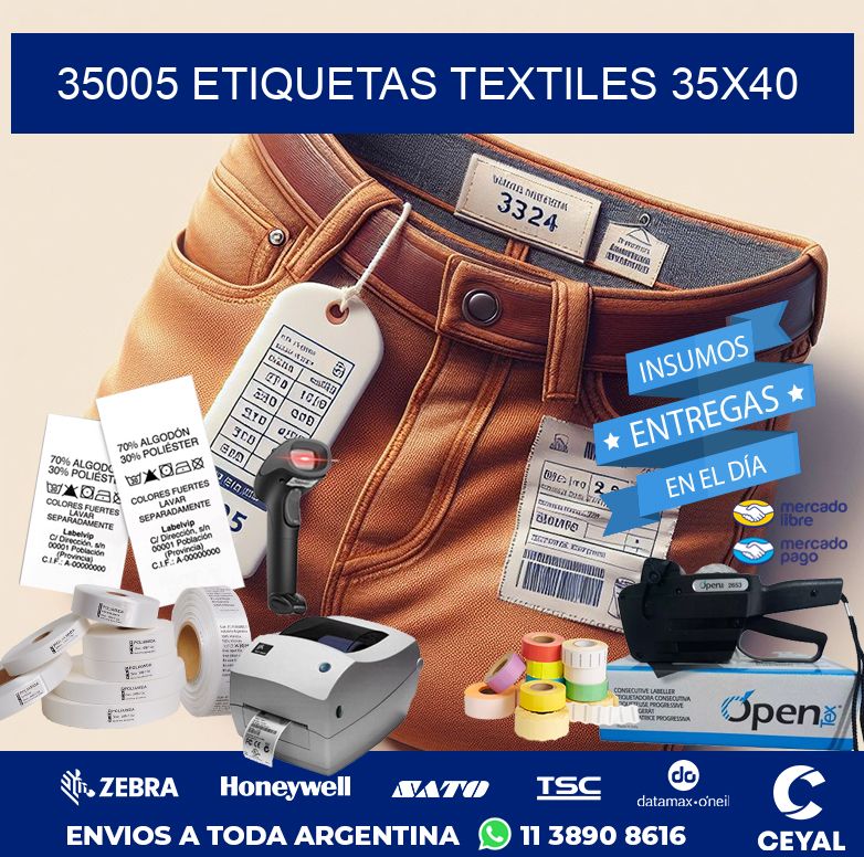 35005 ETIQUETAS TEXTILES 35X40