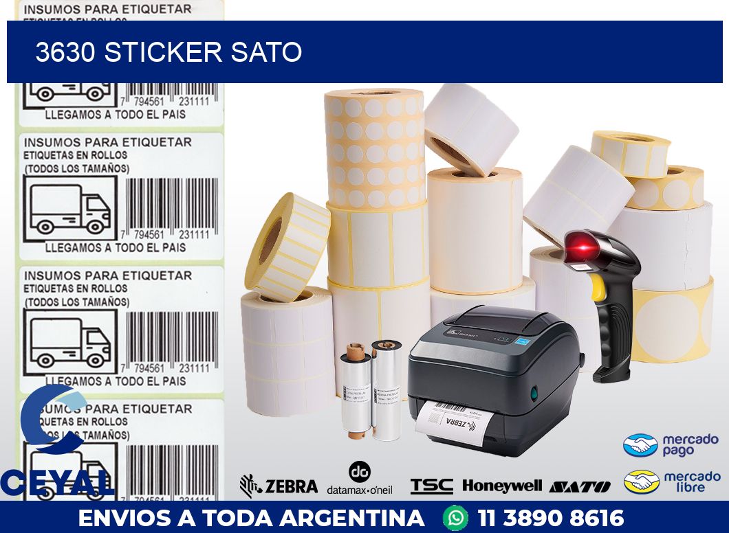 3630 sticker sato