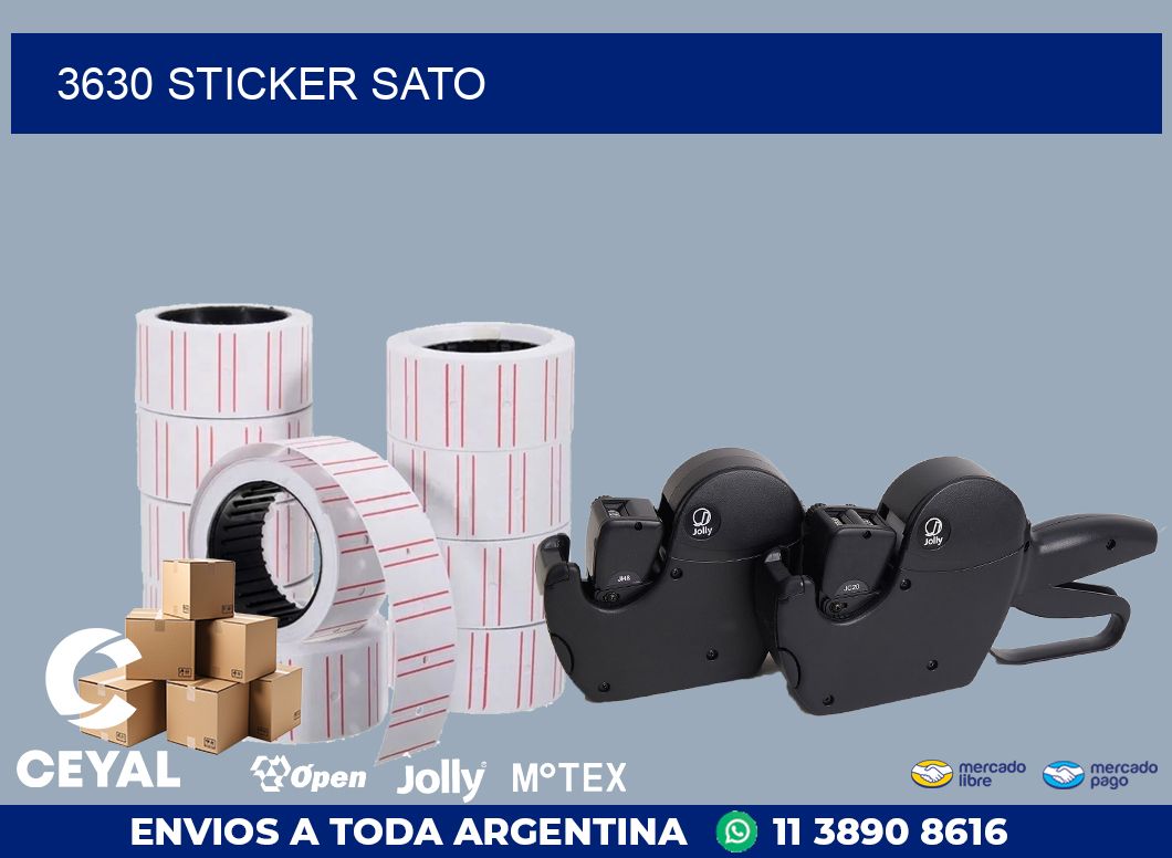 3630 sticker sato