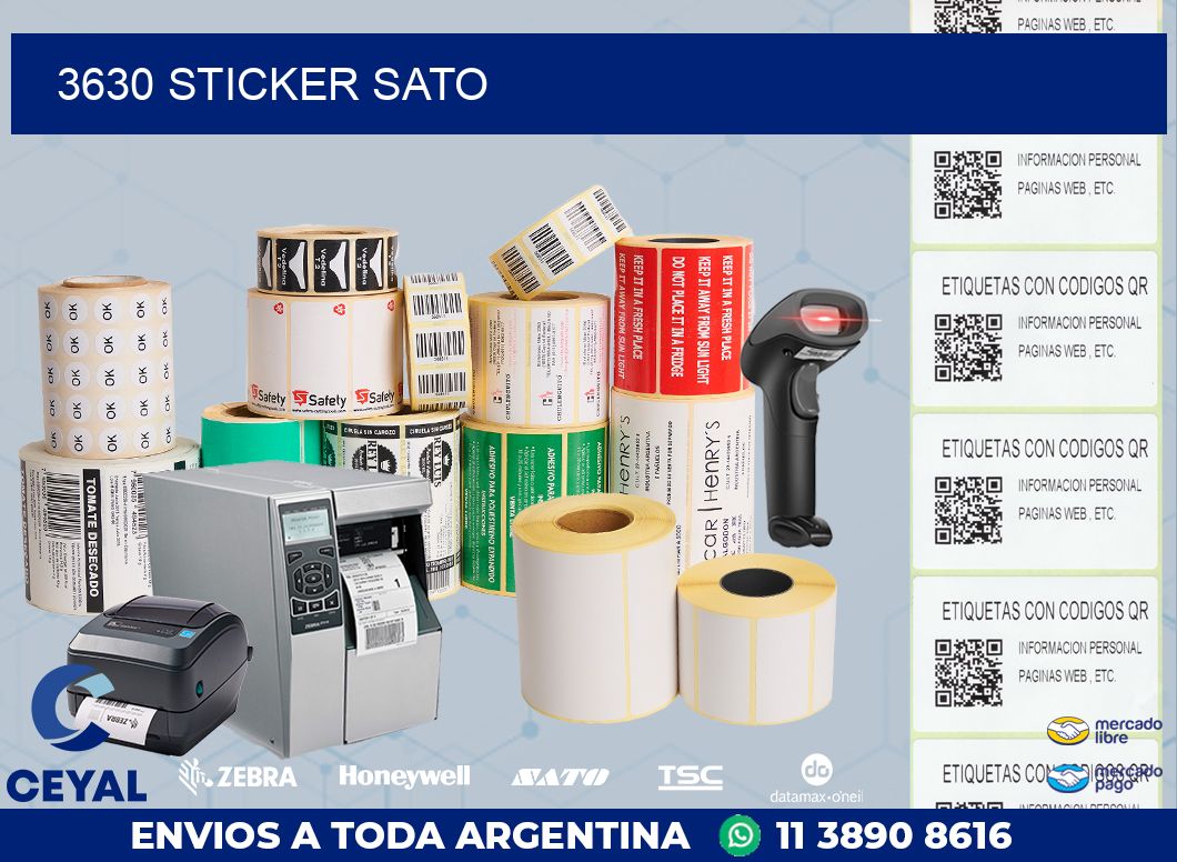 3630 sticker sato