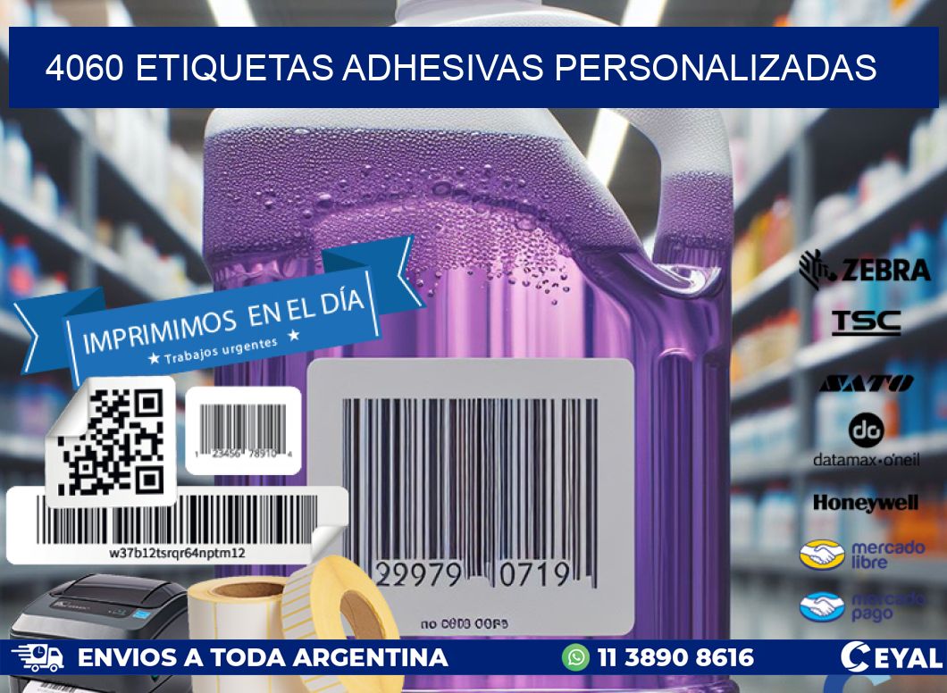 4060 etiquetas adhesivas personalizadas