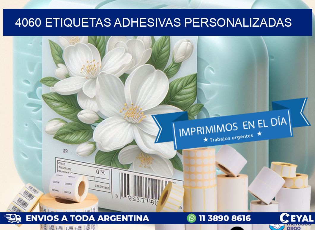 4060 etiquetas adhesivas personalizadas