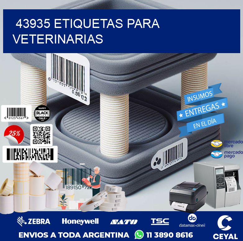 43935 ETIQUETAS PARA VETERINARIAS