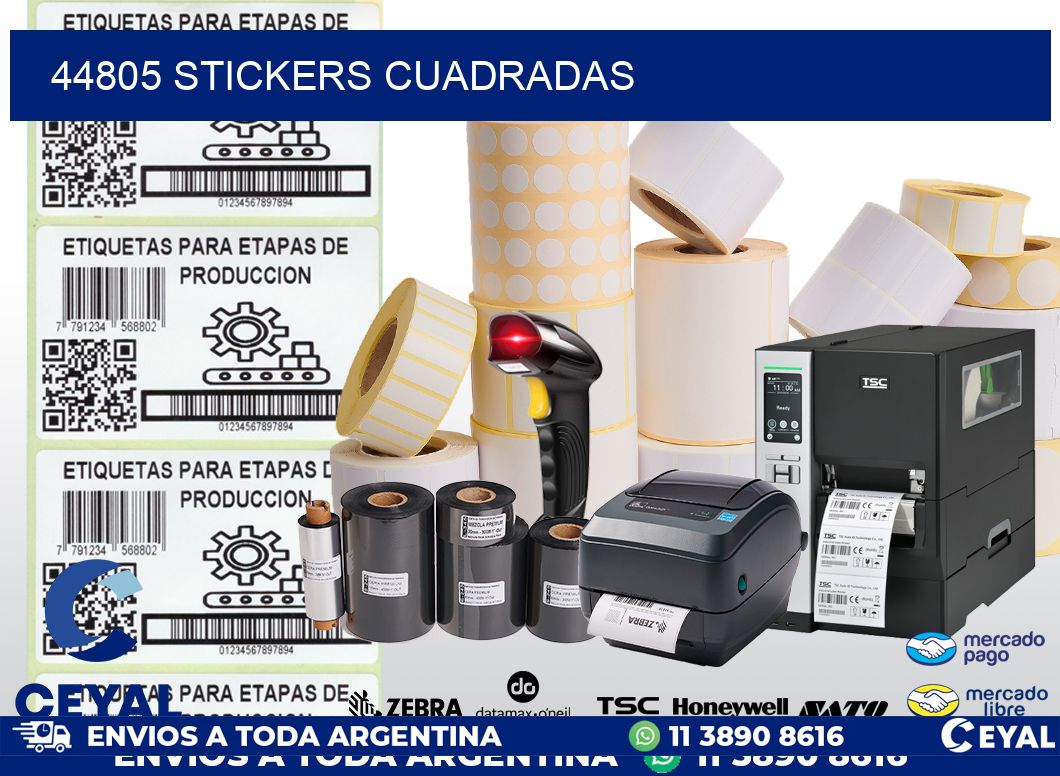 44805 Stickers cuadradas