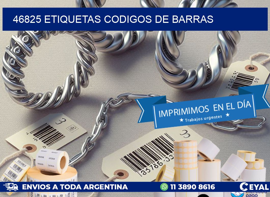 46825 etiquetas codigos de barras