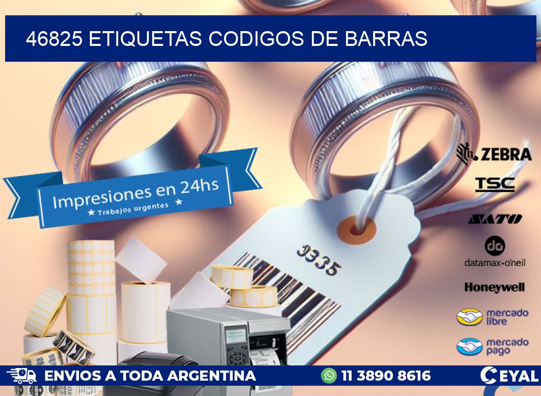 46825 etiquetas codigos de barras