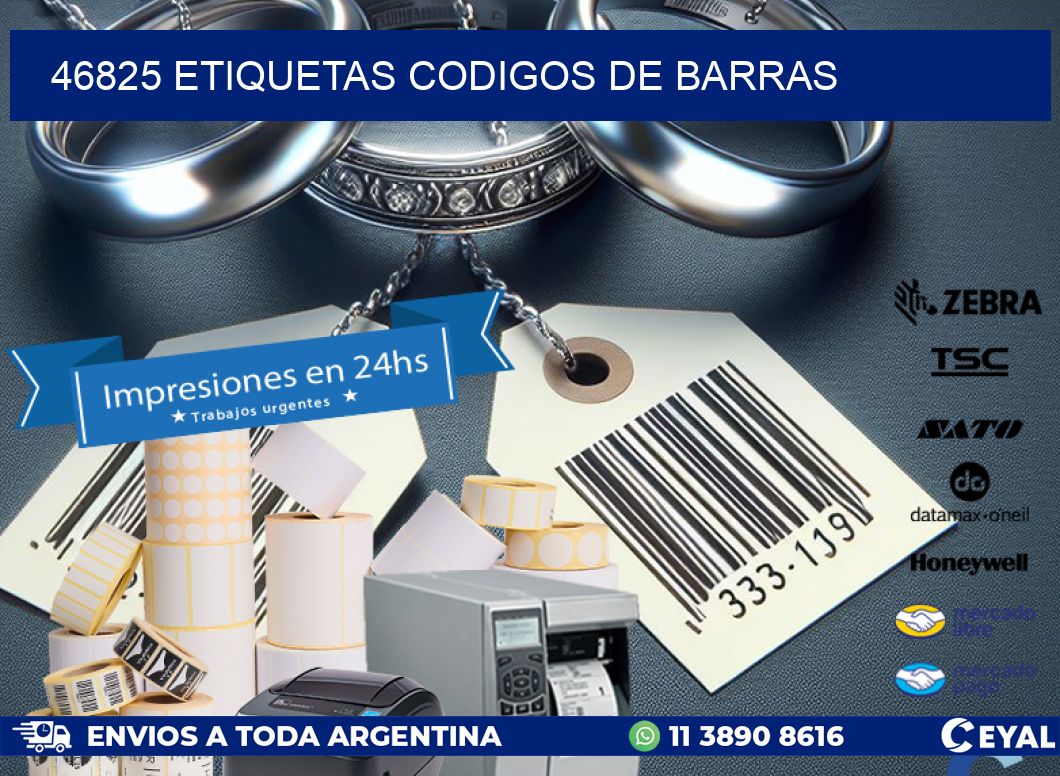 46825 etiquetas codigos de barras