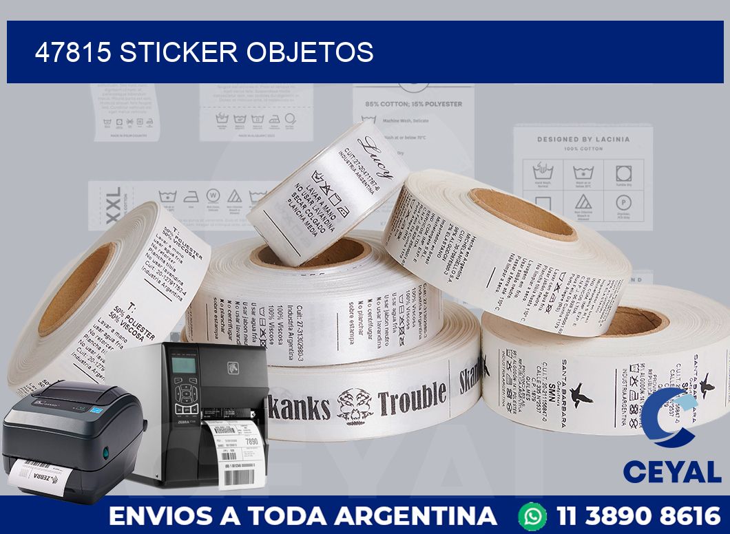 47815 STICKER OBJETOS