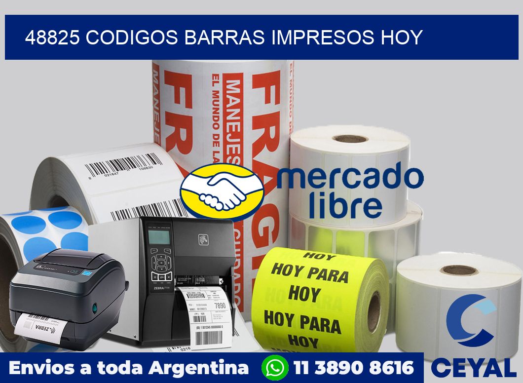 48825 CODIGOS BARRAS IMPRESOS HOY