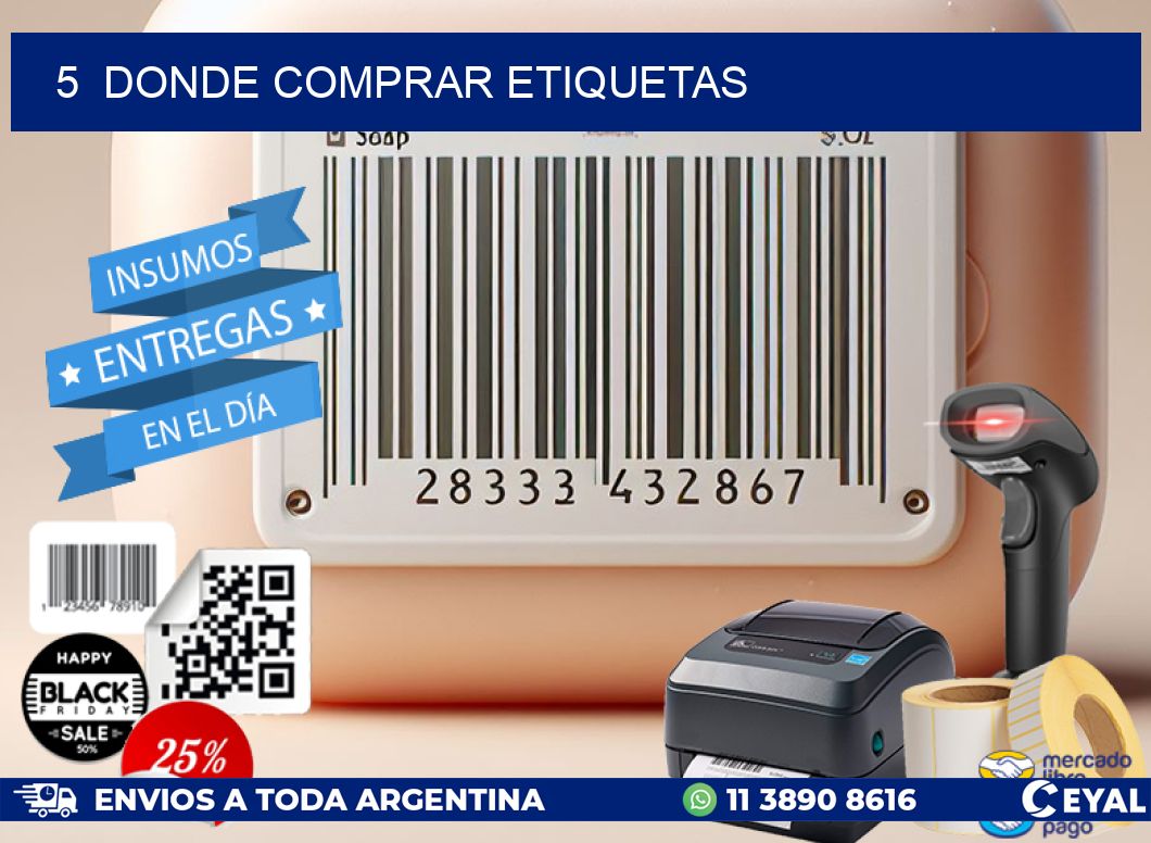 5  donde comprar etiquetas