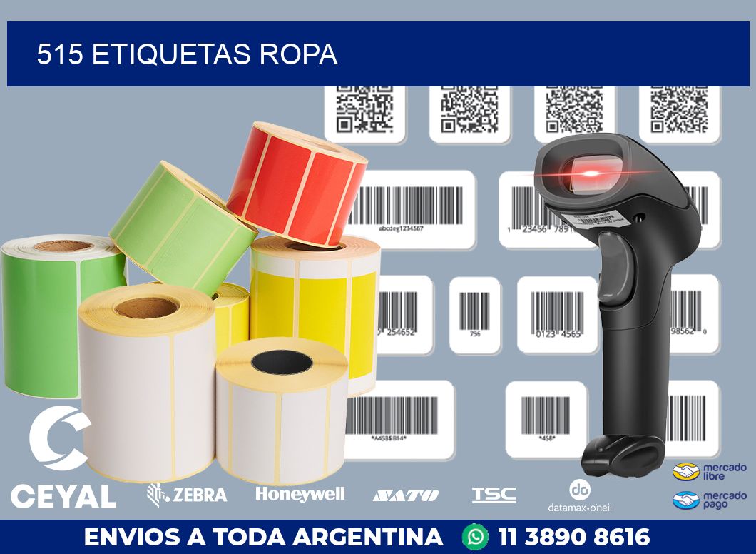 515 ETIQUETAS ROPA