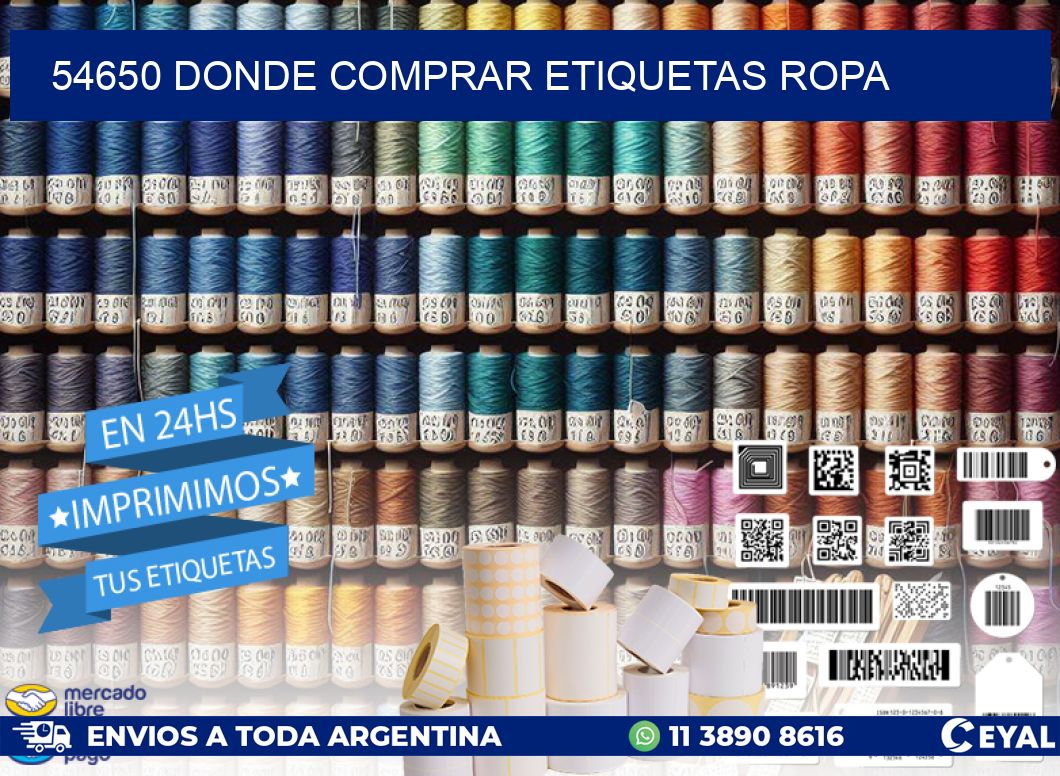 54650 DONDE COMPRAR ETIQUETAS ROPA
