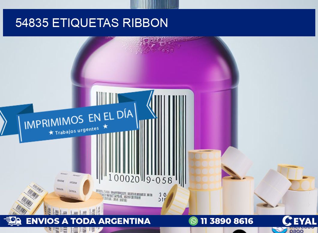 54835 ETIQUETAS RIBBON