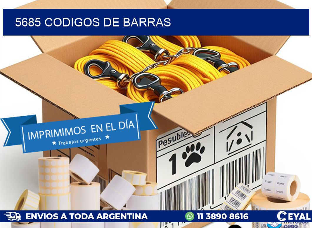 5685 codigos de barras