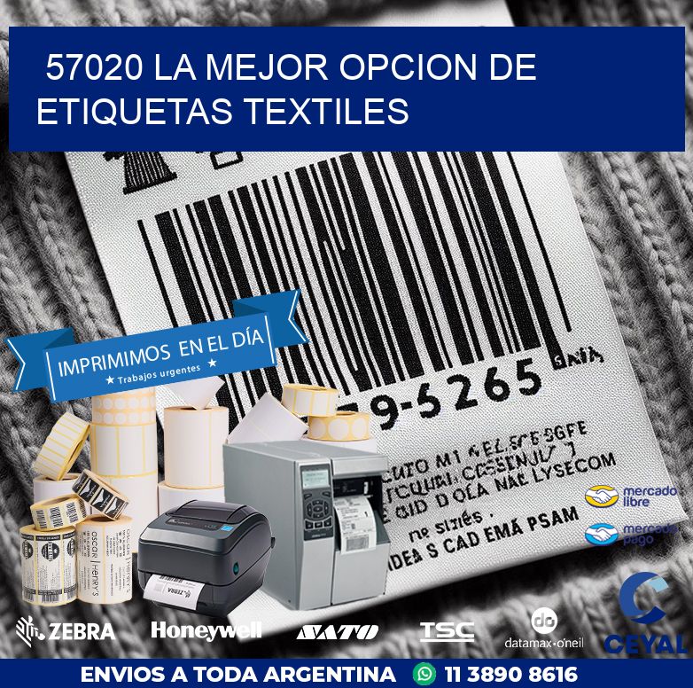 57020 LA MEJOR OPCION DE ETIQUETAS TEXTILES