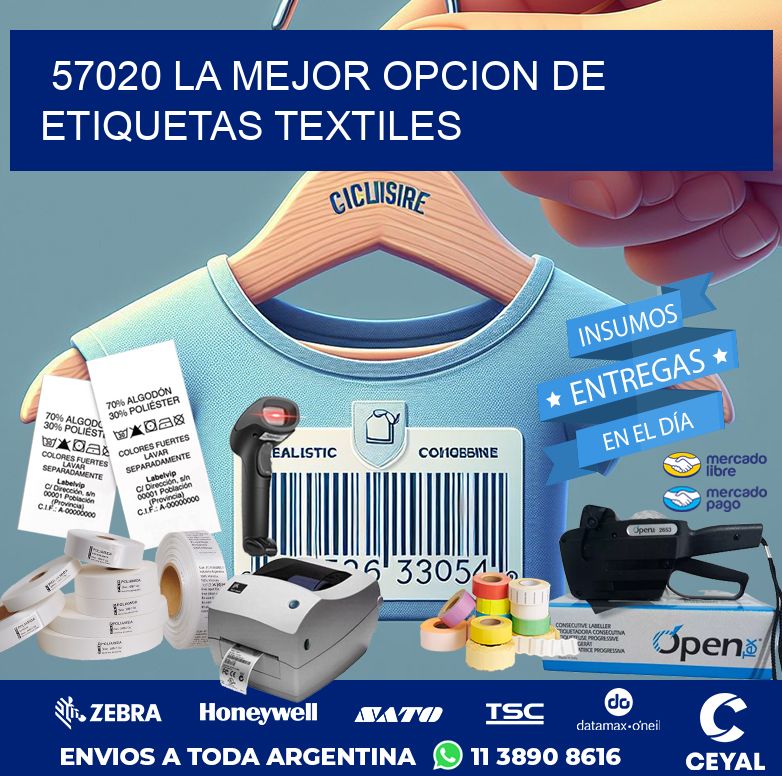 57020 LA MEJOR OPCION DE ETIQUETAS TEXTILES