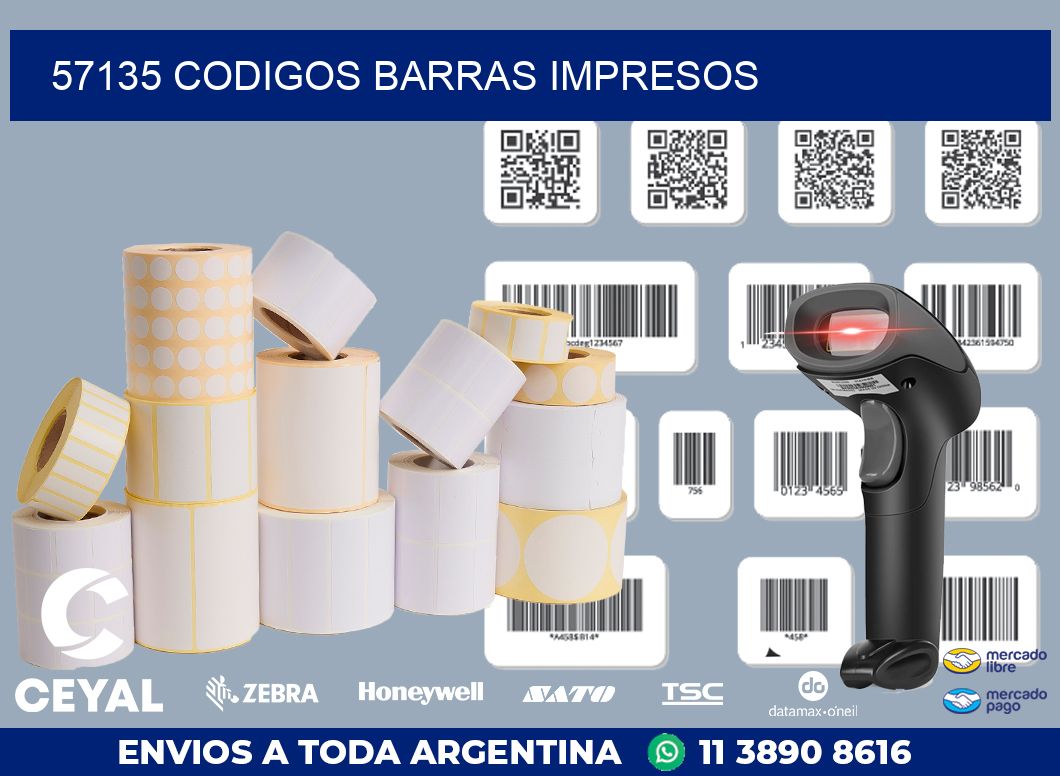 57135 CODIGOS BARRAS IMPRESOS