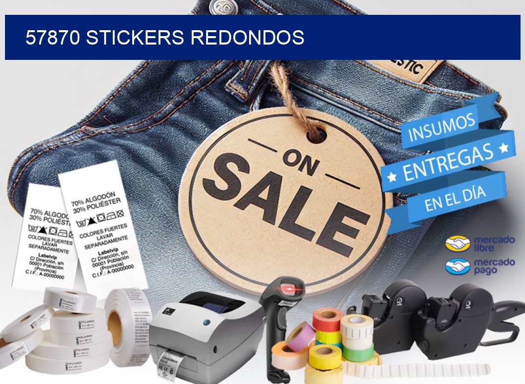 57870 STICKERS REDONDOS